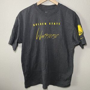 Men’s Nike NBA Golden State Warriors 100% Cotton T-Shirt Embroidered Gray